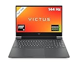 HP VICTUS Gaming Laptop, 15,6' FHD Display 144Hz, AMD Ryzen 5 8640H, 16 GB DDR5 RAM, 512 GB SSD, NVIDIA GeForce RTX 4050 (6GB), QWERTZ, Windows 11, Schwarz