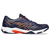 ASICS Herren Gel-Rocket 11 Volleyballschuhe, Peacoat/Shocking Orange, 44.5 EU