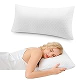 Autsel Premium Memory Foam Kissen, Kühlender Kopfkissen, Orthopädisches Kissen für Seitenschläfer, Ergonomisches Kopfkissen mit Waschbarer Bezug, Kopfkissen Nackenschmerzen, 40x80cm
