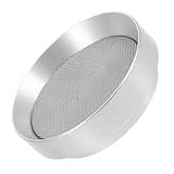 OKUMEYR Kaffeefilter Espresso Zubehör Kaffeekreislauf Kaffeedosierer Espresso-Dosierring Kaffeedosierhilfe Kaffeesockenfilter Kaffeerührer elektrisch Mini Aluminiumlegierung Silver