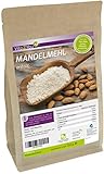 Vita2You Mandelmehl 750g - entölt - 50% Protein - wenig Kohlenhydrate - hoher Proteingehalt - feines Pulver - zum Backen - Premium Qualität