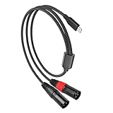 Limtula USB C Stecker Auf 2 3Pin Stecker Stereo Ausgang Kabel Multifunktionale USB C Adapter Kabel Für Verstärker Aktive Lautsprecher