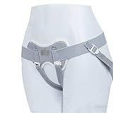 YCYHXJB Bruchband Leistenbruch Männer und Frauen, Leistenbruch Bandage für Einfache/Doppelte Leistenhernien, Verstellbarer Leistenbruch Gürtel mit 2 Kompressionspolstern