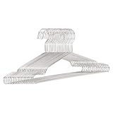 Amazon Basics Kleiderbügel aus Edelstahl, 20er-Pack, Chrome