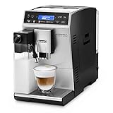De'Longhi Autentica Cappuccino ETAM 29.660.SB Kaffeevollautomat mit LatteCrema Milchsystem, Cappuccino und Espresso auf Knopfdruck, Digitaldisplay mit Klartext, 2-Tassen-Funktion, silber