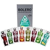 Bolero CLASSIC MIX | 24x9g I Erfrischendes Zuckerfreies Getränkepulver mit Stevia gesüßt | Vitamin C | für Diabetiker geeignet | eine Mischung aus exotischen Fruchtaromen