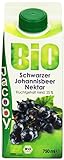 Jacoby Bio Schwarzer Johannisbeernektar, 8er Pack (8 x 750 ml)