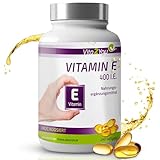Vita2You Vitamin E 400 IE - 240 Softgel Kapseln - 416mg Vit E - Hochdosiert - 8 Monate Versorgung - Premium Qualität