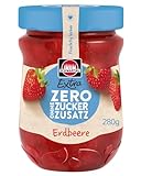 Schwartau Extra Zero Erdbeere, Fruchtaufstrich ohne Zuckerzusatz, 15 kcal pro 25g, 280g