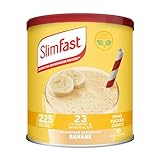 SlimFast Milchshake Pulver Banane I Kalorienreduzierter Diät-Shake mit hohem Eiweißanteil I Diät-Pulver für eine gewichtskontrollierende Ernährung I Nur 225 Kalorien pro Protein-Shake I 365 g