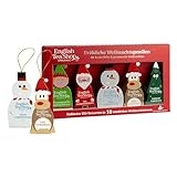 ETS - BIO Wintertee Box 'Fröhliche Weihnachtsgesellen', Tee Geschenk, Wichtelgeschenk, 10 Pyramidenbeutel