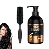 Japanisches Ginseng-Shampoo mit Ginseng-Extrakt,Anti Haarausfall Shampoo Ideal für Alle Haartypen, Repariert und Befeuchtet Das Haar Haarausfall Shampoo 300ml