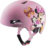 ALPINA HACKNEY DISNEY - Leichter, Bruchfester & Optimal Klimatisierter Disney Fahrradhelm Mit Nachrüstbarem LED Für Kinder, Minnie Mouse, 47-51 cm