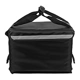 SHOWERORO 1stk 30-liter-take-away-box Lunchpakete Für Erwachsene Isolierter Lebensmittelbeutel Picknick-kühltasche Topfträger Handtaschen-organizer-einsätze Reisetaschen Black Oxford-stoff