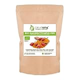 Bio Hagebuttenpulver 800g | ganze Hagebutte gemahlen | 100% naturreines Hagebutten Pulver aus kontrolliert biologischem Anbau | GreatVita®