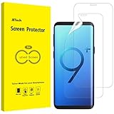 JETech Schutzfolie für Samsung Galaxy S9 Plus S9+, TPU Ultra HD Folie, Fall Freundlich, 2 Stück