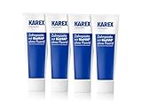 KAREX Zahnpasta - 4 x 75 ml - Für gesunde, weiße Zähne ohne Fluorid - Schützt effektiv vor Karies & Zahnfleischproblemen mit Hydroxylapatit