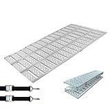 DREIBREIT by TRUTZHOLM 3-Fach Auffahrrampe klappbar 215cm Tragkraft 1020kg Alu Silber gelocht gerillt Verladerampe Rampe