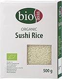 BIOASIA Bio Sushi Reis, Rundkornreis, für Sushi Zubereitung, 1 x 500 g