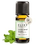 ELIXR – Chinesisches Minzöl zur Raumbeduftung, für Aromatherapie & als Massageöl – 100% ätherisches Öl aus Minzblättern mit intensivem Duft – zertifizierte Naturkosmetik aus Deutschland (10 ml)