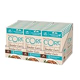 Wellness CORE Tender Cuts, Katzenfutter nass in Sauce, getreidefrei, hoher Fleischanteil, Huhn & Lachs, 24 x 85 g