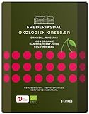 Frederiksdal Bio Kirschsaft | 100% Natürlich | Kaltgepresst aus Dänischen Sauerkirschen | Hohe Antioxidantiengehalt | GVO-frei, Glutenfrei, Zuckerfrei | Organic Cherry juice | 3 l