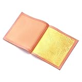 Homoyoyo 10 Stück Teiliges Essbares Blattgold Reines Goldfolienpapier Vielseitig für Dekoration Malerei Möbelrestaurierung Keramik Holz Basteln und Kunsthandwerk Geeignet