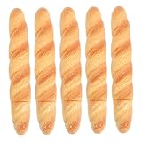 UKCOCO 5Stücke Brot Kugelschreiber Realistisches Baguette Design Lustige Schreibwaren für Büro und Schule Kreative Schreibtischdekoration mit Schwarzer Leicht und Tragbar