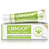LMNOOP Psoriasis Creme, Maximale Stärke Behandlung Pflegecreme schnell wirkende & tief feuchtigkeitsspendende Linderung für trockene, empfindliche Haut