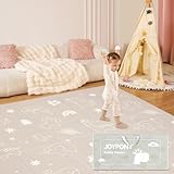 Joypony Krabbelmatte Baby, 180x200 CM Große Faltbare Spielmatte, Wasserdicht & Rutschfest, Baby Play Mat mit Tragetasche – Ideal für Babys & Kleinkinder（wald ）