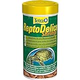 Tetra ReptoDelica Shrimps Schildkröten-Futter - Naturfutter aus ganzen Shrimps, 1 L Dose
