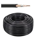 10M 20M 50M RG58 50-3 Kabel Blankes Kupfer 50 Ohm RF Koaxialkabel Zopf RF Stecker(50M)