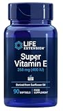 Life Extension - Super Vitamin E | Hochdosiertes Vitamin E für antioxidativen Zellschutz - 268 mg (400 IU), 90 Softgels