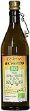 Le Terre di Colombo – 100 % Italienisches Natives Bio-Olivenöl Extra, Gerippte Flasche mit Mechanischem Verschluss, 0,75 l