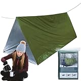 Outdoor Zelt Shelter - Wasserdichtes, tragbares Schattenüberdachung, leichte UV-Schutzplane, einfache Einrichtung, Reiseunterstand, strapazierfähige Outdoor-Abdeckung, windabweisende Zeltauflage für