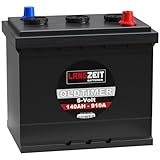 LANGZEIT Oldtimer Batterie 6V 140Ah Autobatterie Starterbatterie 6-Volt