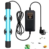 Aquarium UV Sterilisator Licht, 13W UV Lampe Aquarium mit Timer gegen Algen & Bakterien, Aquarium UV Licht für Teich, Pool, Filter, Hundehütte, wasserdicht, für Zuhause & Küche