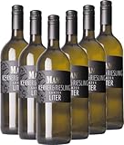 6x Vorteils-Weinpaket Kerner & Riesling ganzer Liter fruchtig - Weingut Manz