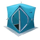 WDWDW Winter-Angelzelte für 3–4 Personen, Dickes Winterzelt, EIS-Baumwollzelt, automatisches Zelt für Winter-Angelcamping