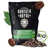 BARISTA ROYAL Bio Kaffeebohnen 1kg 'Seleccion Especial' | Frische Kaffeebohnen direkt gehandelt | 70% Arabica, 30% Robusta Kaffee ganze Bohnen | Ideal für Vollautomat und Filtermaschine