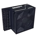 Lian Li Edge Gold 850 PC Netzteil Schwarz, 850 Watt ATX Netzteil, PCIe 5.1, ATX 3.1 PSU | 80 Plus Gold, modular, Sleeved Cable Kit, 12VHPWR für NVIDIA RTX, leiser Lüfter
