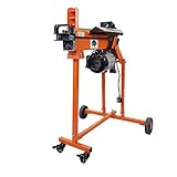 Forest Master FM5TW Elektrischer Holzspalter, 9 Sekunden Zykluszeit, teilt weiches / grünes Holz bis zu 300 mm Länge, inkl. Werkbank, Schutzvorrichtung, Rollwagen, vorgefüllt und einsatzbereit