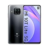 Xiaomi MZB07XDEU 10T Lite 5G Smartphone RAM 6GB ROM 64GB 64MP Kamera 120Hz 6.67'' Bildschirm 4820mAh (Typ) Akku 33W Schnellladung NFC Grau [Globale Version],Blau (Refurbished)