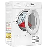 Exquisit Wärmepumpentrockner 8 kg, 16 Programme, LED-Innenbeleuchtung, Knitterschutz, Kindersicherung, Startzeitverzögerung, TWP803-031D weiss