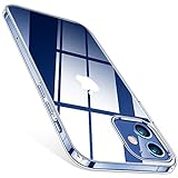 TORRAS Crystal Clear für iPhone 12 Mini Hülle (Vergilbungsfrei, Völlig Durchsichtig) Dünn Komfortabler Griff, Stoßfeste Unzerstörbare Schutz, Kratzfeste Handyhülle iPhone 12 Mini Case, Transparent
