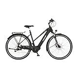 FISCHER E-Bike Trekking VIATOR 4.2i, Elektrofahrrad für Damen und Herren, RH 45 cm, Mittelmotor 80 Nm, 36 V Akku