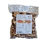 Sizilianische Geschälte Nussmischung – Geröstete Mandeln, Geschälte Geröstete Mandeln, Geröstete Haselnüsse, Walnüsse und Rosinen – Quelle von Vitaminen und Ballaststoffen, Glutenfrei (1kg)
