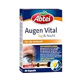 Abtei Augen Vital Tag und Nacht - mit Vitamin A, Lutein, DHA und Zeaxanthin - für den Erhalt der Sehkraft - laborgeprüft und hochdosiert - 30 Kapseln