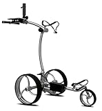 tour-made RT-610S Golftrolley Elektrisch I Bergbremse I Lithium Akku I 27-36 Loch I Golf Elektrotrolley I Deutsche Markenqualität