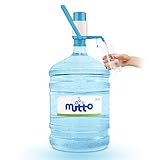 Mutto Premium Quellwasser Wassergallone 19 Liter frisch abgefüllt mit HANDPUMPE